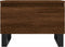 vidaXL - Salontafel - 50x46x35 - cm - bewerkt - hout - bruin - eikenkleur