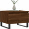 vidaXL - Salontafel - 50x46x35 - cm - bewerkt - hout - bruin - eikenkleur