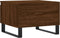 vidaXL - Salontafel - 50x46x35 - cm - bewerkt - hout - bruin - eikenkleur