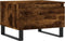 vidaXL - Salontafel - 50x46x35 - cm - bewerkt - hout - gerookt - eikenkleurig