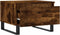 vidaXL - Salontafel - 50x46x35 - cm - bewerkt - hout - gerookt - eikenkleurig