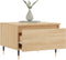 vidaXL - Salontafel - 50x46x35 - cm - bewerkt - hout - sonoma - eikenkleurig