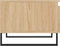 vidaXL - Salontafel - 50x46x35 - cm - bewerkt - hout - sonoma - eikenkleurig