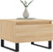 vidaXL - Salontafel - 50x46x35 - cm - bewerkt - hout - sonoma - eikenkleurig