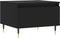 vidaXL - Salontafel - 50x46x35 - cm - bewerkt - hout - zwart