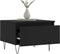 vidaXL - Salontafel - 50x46x35 - cm - bewerkt - hout - zwart