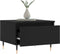 vidaXL - Salontafel - 50x46x35 - cm - bewerkt - hout - zwart