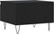 vidaXL - Salontafel - 50x46x35 - cm - bewerkt - hout - zwart