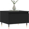 vidaXL - Salontafel - 50x46x35 - cm - bewerkt - hout - zwart