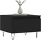 vidaXL - Salontafel - 50x46x35 - cm - bewerkt - hout - zwart