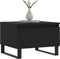 vidaXL - Salontafel - 50x46x35 - cm - bewerkt - hout - zwart