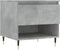 vidaXL - Salontafel - 50x46x50 - cm - bewerkt - hout - betongrijs