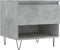 vidaXL - Salontafel - 50x46x50 - cm - bewerkt - hout - betongrijs