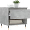 vidaXL - Salontafel - 50x46x50 - cm - bewerkt - hout - betongrijs