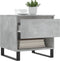 vidaXL - Salontafel - 50x46x50 - cm - bewerkt - hout - betongrijs
