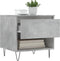 vidaXL - Salontafel - 50x46x50 - cm - bewerkt - hout - betongrijs