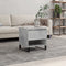 vidaXL - Salontafel - 50x46x50 - cm - bewerkt - hout - betongrijs