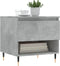 vidaXL - Salontafel - 50x46x50 - cm - bewerkt - hout - betongrijs