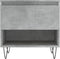 vidaXL - Salontafel - 50x46x50 - cm - bewerkt - hout - betongrijs