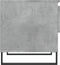 vidaXL - Salontafel - 50x46x50 - cm - bewerkt - hout - betongrijs