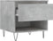 vidaXL - Salontafel - 50x46x50 - cm - bewerkt - hout - betongrijs