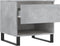 vidaXL - Salontafel - 50x46x50 - cm - bewerkt - hout - betongrijs
