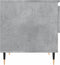 vidaXL - Salontafel - 50x46x50 - cm - bewerkt - hout - betongrijs