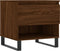vidaXL - Salontafel - 50x46x50 - cm - bewerkt - hout - bruin - eikenkleur