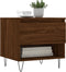 vidaXL - Salontafel - 50x46x50 - cm - bewerkt - hout - bruin - eikenkleur