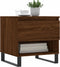vidaXL - Salontafel - 50x46x50 - cm - bewerkt - hout - bruin - eikenkleur