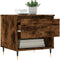 vidaXL - Salontafel - 50x46x50 - cm - bewerkt - hout - gerookt - eikenkleurig