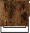 vidaXL - Salontafel - 50x46x50 - cm - bewerkt - hout - gerookt - eikenkleurig