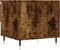 vidaXL - Salontafel - 50x46x50 - cm - bewerkt - hout - gerookt - eikenkleurig