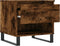 vidaXL - Salontafel - 50x46x50 - cm - bewerkt - hout - gerookt - eikenkleurig