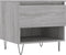 vidaXL - Salontafel - 50x46x50 - cm - bewerkt - hout - grijs - sonoma - eikenkleurig