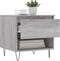 vidaXL - Salontafel - 50x46x50 - cm - bewerkt - hout - grijs - sonoma - eikenkleurig