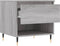 vidaXL - Salontafel - 50x46x50 - cm - bewerkt - hout - grijs - sonoma - eikenkleurig