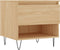 vidaXL - Salontafel - 50x46x50 - cm - bewerkt - hout - sonoma - eikenkleurig