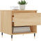 vidaXL - Salontafel - 50x46x50 - cm - bewerkt - hout - sonoma - eikenkleurig