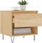 vidaXL - Salontafel - 50x46x50 - cm - bewerkt - hout - sonoma - eikenkleurig