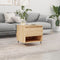 vidaXL - Salontafel - 50x46x50 - cm - bewerkt - hout - sonoma - eikenkleurig