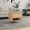 vidaXL - Salontafel - 50x46x50 - cm - bewerkt - hout - sonoma - eikenkleurig