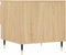 vidaXL - Salontafel - 50x46x50 - cm - bewerkt - hout - sonoma - eikenkleurig