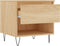 vidaXL - Salontafel - 50x46x50 - cm - bewerkt - hout - sonoma - eikenkleurig