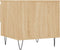 vidaXL - Salontafel - 50x46x50 - cm - bewerkt - hout - sonoma - eikenkleurig