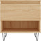 vidaXL - Salontafel - 50x46x50 - cm - bewerkt - hout - sonoma - eikenkleurig
