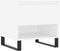 vidaXL - Salontafel - 50x46x50 - cm - bewerkt - hout - wit