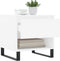vidaXL - Salontafel - 50x46x50 - cm - bewerkt - hout - wit