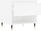 vidaXL - Salontafel - 50x46x50 - cm - bewerkt - hout - wit