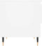 vidaXL - Salontafel - 50x46x50 - cm - bewerkt - hout - wit